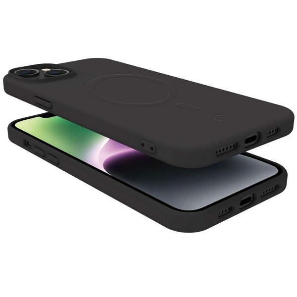Celly iPhone 15 Cover CROMOMAG Sort