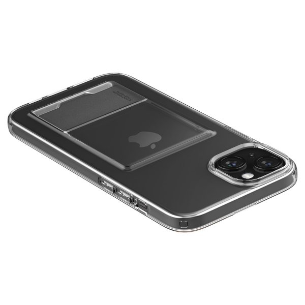Spigen iPhone 15 Cover Crystal Slot Krystalklar