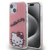 Hello Kitty iPhone 15 Cover Daydreaming Crossbody Pink