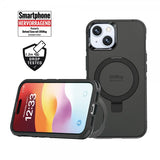 4smarts iPhone 15 Cover Defend Case Magic Stand MagSafe