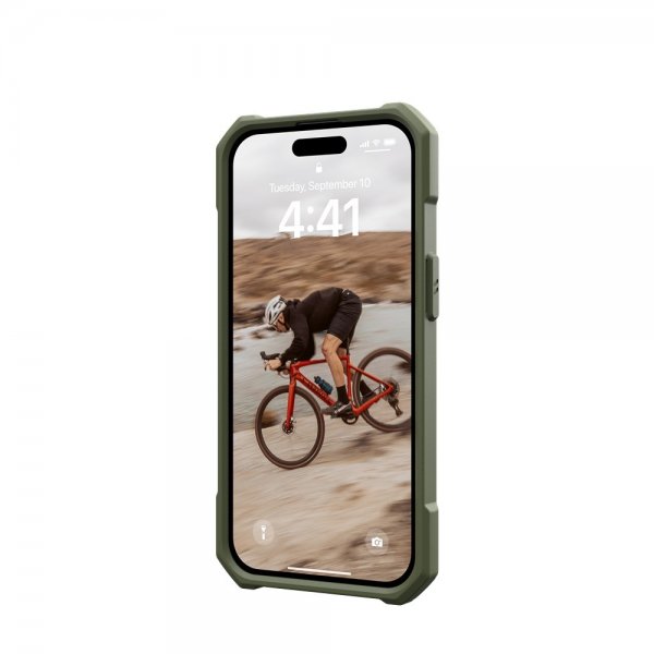Urban Armor Gear (UAG) iPhone 15 Cover Essential Armor MagSafe Olive Drab