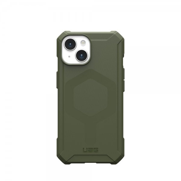 Urban Armor Gear (UAG) iPhone 15 Cover Essential Armor MagSafe Olive Drab