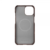 Ideal of Sweden iPhone 15 Cover Fashion Case MagSafe Dark Amber Marble