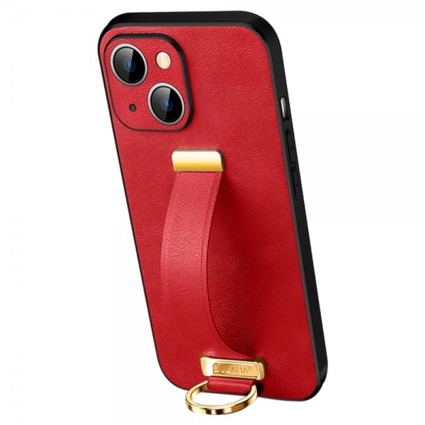 Sulada iPhone 15 Cover Fashion Series Rød