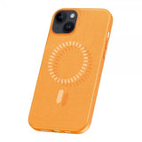 Baseus iPhone 15 Cover Faux Leather Series MagSafe Orange