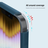 Nillkin iPhone 15 Cover Frosted Shield Pro MagSafe Blå