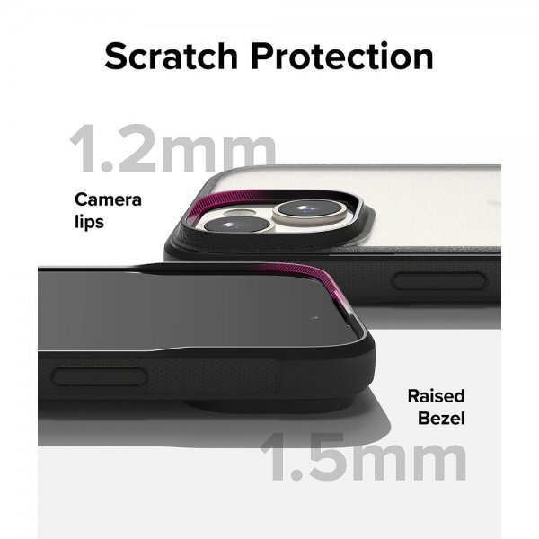 Ringke iPhone 15 Cover Fusion Bold Mat Sort