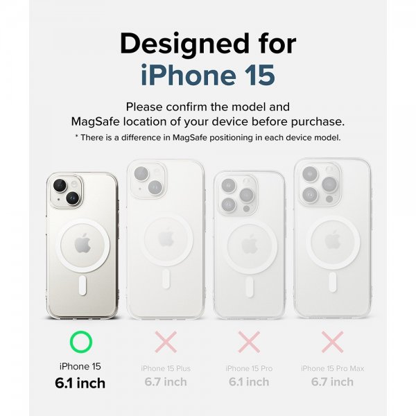 Ringke iPhone 15 Cover Fusion Magnetic Matte