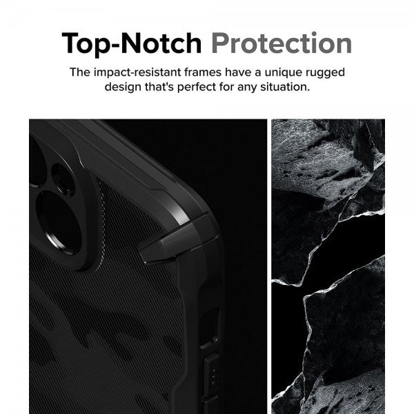 Ringke iPhone 15 Cover Fusion X Design Camo Black