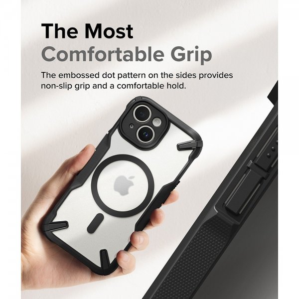 Ringke iPhone 15 Cover Fusion X Magnetic Mat Sort