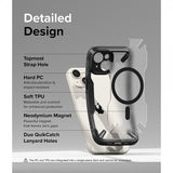 Ringke iPhone 15 Cover Fusion X Magnetic Mat Sort