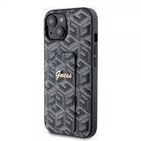 Guess iPhone 15 Cover G Cube Grip Stand Sort