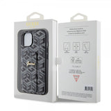 Guess iPhone 15 Cover G Cube Grip Stand Sort
