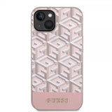 Guess iPhone 15 Cover G Cube MagSafe Rosa