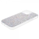 iPhone 15 Cover Glitter Pailletter Sølv