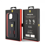 Ferrari iPhone 15 Cover Grip Stand Function Sort