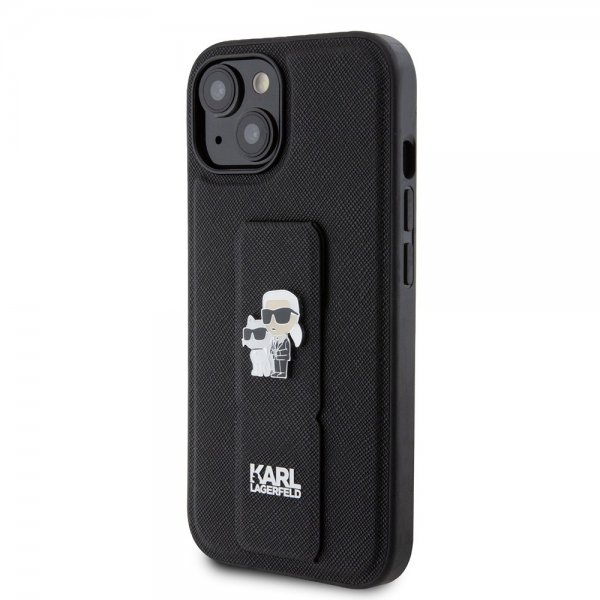 Karl Lagerfeld iPhone 15 Cover Grip Stand Function Sort