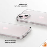 PanzerGlass iPhone 13/14/15 Cover HardCase D3O Transparent