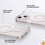 PanzerGlass iPhone 15 Cover HardCase MagSafe D3O Transparent