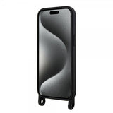 Karl Lagerfeld iPhone 15 Cover Ikonik Crossbody Sort