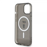 Karl Lagerfeld iPhone 15 Cover Ikonik MagSafe Sort
