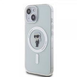 Karl Lagerfeld iPhone 15 Cover Ikonik MagSafe Transparent