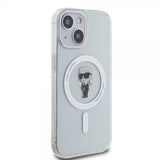 Karl Lagerfeld iPhone 15 Cover Ikonik MagSafe Transparent