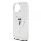 Karl Lagerfeld iPhone 15 Cover Ikonik MagSafe Transparent