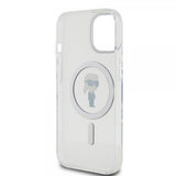 Karl Lagerfeld iPhone 15 Cover Ikonik MagSafe Transparent