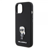 Karl Lagerfeld iPhone 15 Cover Ikonik Metal Pin Sort