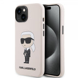 Karl Lagerfeld iPhone 15 Cover Ikonik NFT Rosa