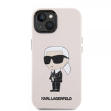 Karl Lagerfeld iPhone 15 Cover Ikonik NFT Rosa