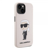 Karl Lagerfeld iPhone 15 Cover Ikonik NFT Rosa