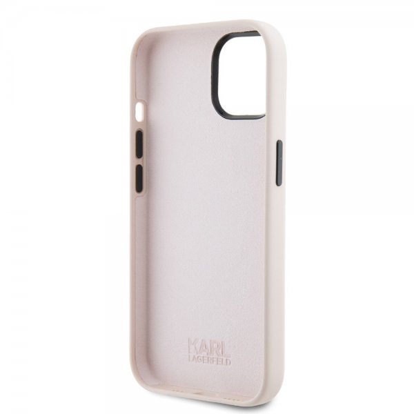 Karl Lagerfeld iPhone 15 Cover Ikonik NFT Rosa