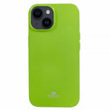 Mercury iPhone 15 Cover Jelly Glitter Grøn