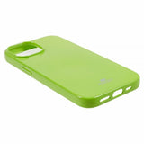 Mercury iPhone 15 Cover Jelly Glitter Grøn