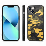 iPhone 15 Cover Camouflage Gul