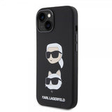 Karl Lagerfeld iPhone 15 Cover Karl & Choupette Sort