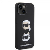 Karl Lagerfeld iPhone 15 Cover Karl & Choupette Sort
