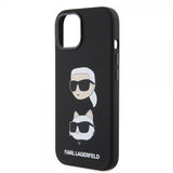 Karl Lagerfeld iPhone 15 Cover Karl & Choupette Sort