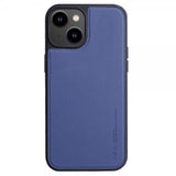 X-Level iPhone 15 Cover Kunstlæder MagSafe Blå