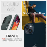 Spigen iPhone 15 Cover Liquid Air Abyss Green