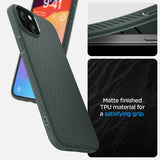 Spigen iPhone 15 Cover Liquid Air Abyss Green
