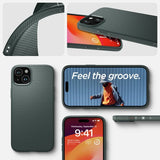 Spigen iPhone 15 Cover Liquid Air Abyss Green