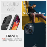 Spigen iPhone 15 Cover Liquid Air Mat Sort