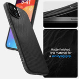 Spigen iPhone 15 Cover Liquid Air Mat Sort