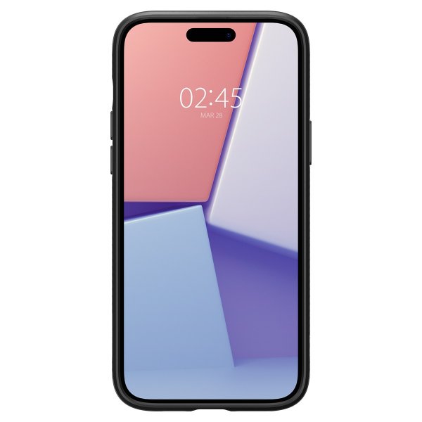 Spigen iPhone 15 Cover Liquid Air Mat Sort