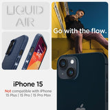 Spigen iPhone 15 Cover Liquid Air Navy Blue