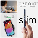 Spigen iPhone 15 Cover Liquid Air Navy Blue