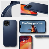 Spigen iPhone 15 Cover Liquid Air Navy Blue